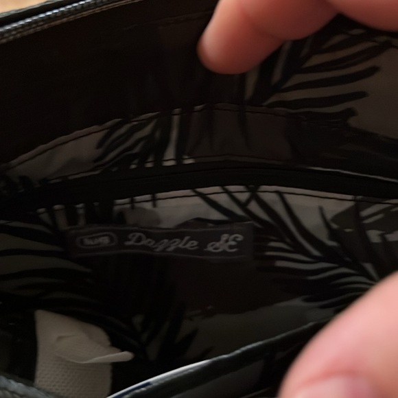 Lug Dazzle SE Crossbody Bag in Metallic Black NWT - Picture 4 of 6